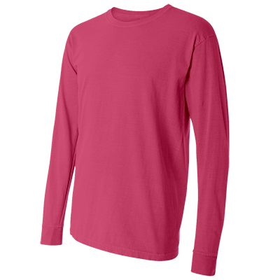 Fraternity & Sorority Comfort Colors Crunchberry Long Sleeve T-Shirt