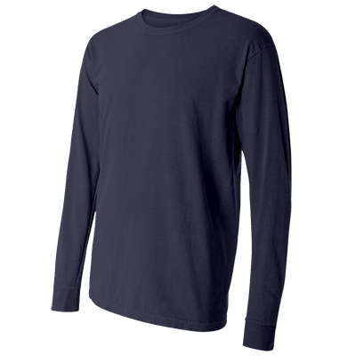 Fraternity & Sorority Comfort Colors Denim Long Sleeve T-Shirt