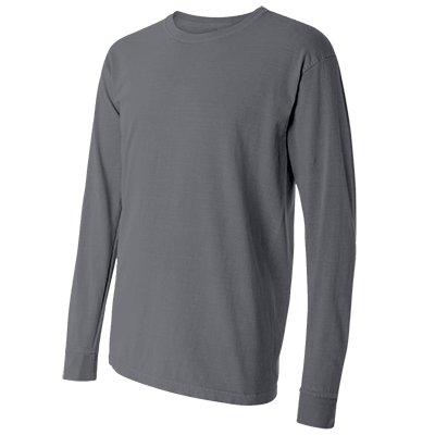 Fraternity & Sorority Comfort Colors Granite Long Sleeve T-Shirt