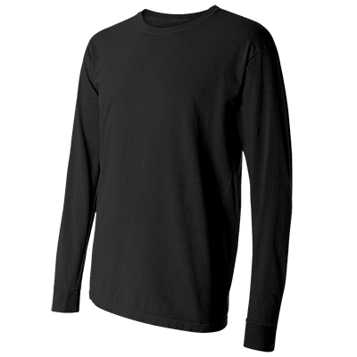 Fraternity & Sorority Comfort Colors Graphite Long Sleeve T-Shirt