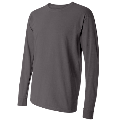 Fraternity & Sorority Comfort Colors Grey Long Sleeve T-Shirt