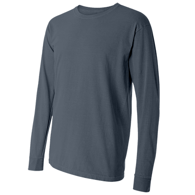 Fraternity & Sorority Comfort Colors Ice Blue Long Sleeve T-Shirt