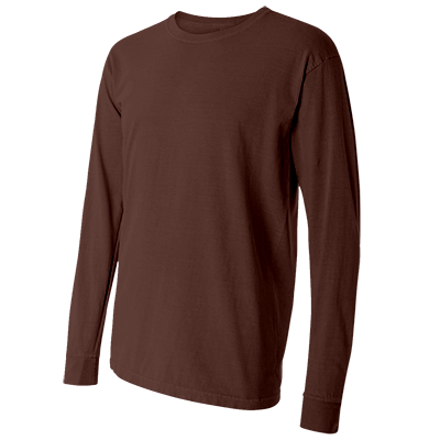 Fraternity & Sorority Comfort Colors Java Long Sleeve T-Shirt