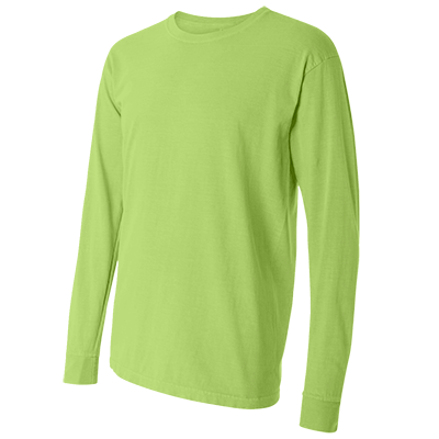 Fraternity & Sorority Comfort Colors Kiwi Long Sleeve T-Shirt