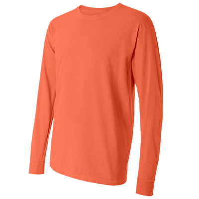 Fraternity & Sorority Comfort Colors Melon Long Sleeve T-Shirt