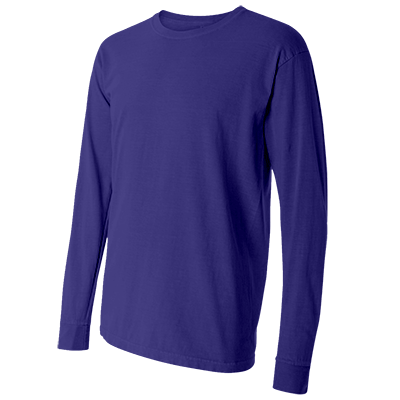 Fraternity & Sorority Comfort Colors Periwinkle Long Sleeve T-Shirt