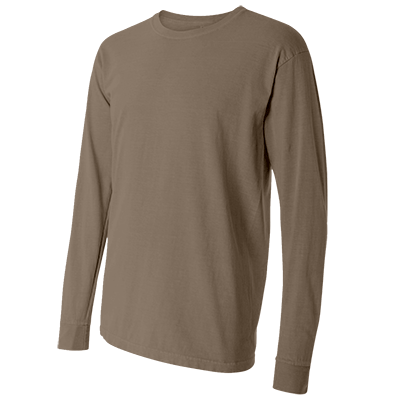 Fraternity & Sorority Comfort Colors Sandstone Long Sleeve T-Shirt