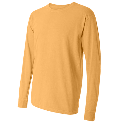 Fraternity & Sorority Comfort Colors Squash Long Sleeve T-Shirt
