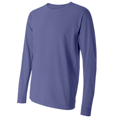 Fraternity & Sorority Comfort Colors Royal Caribbean Long Sleeve T-Shirt