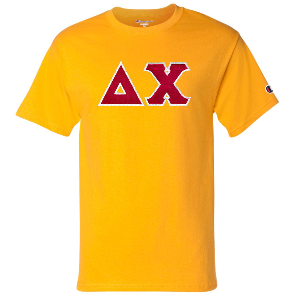 Fraternity & Sorority Short Sleeve Letter Tee by Champion