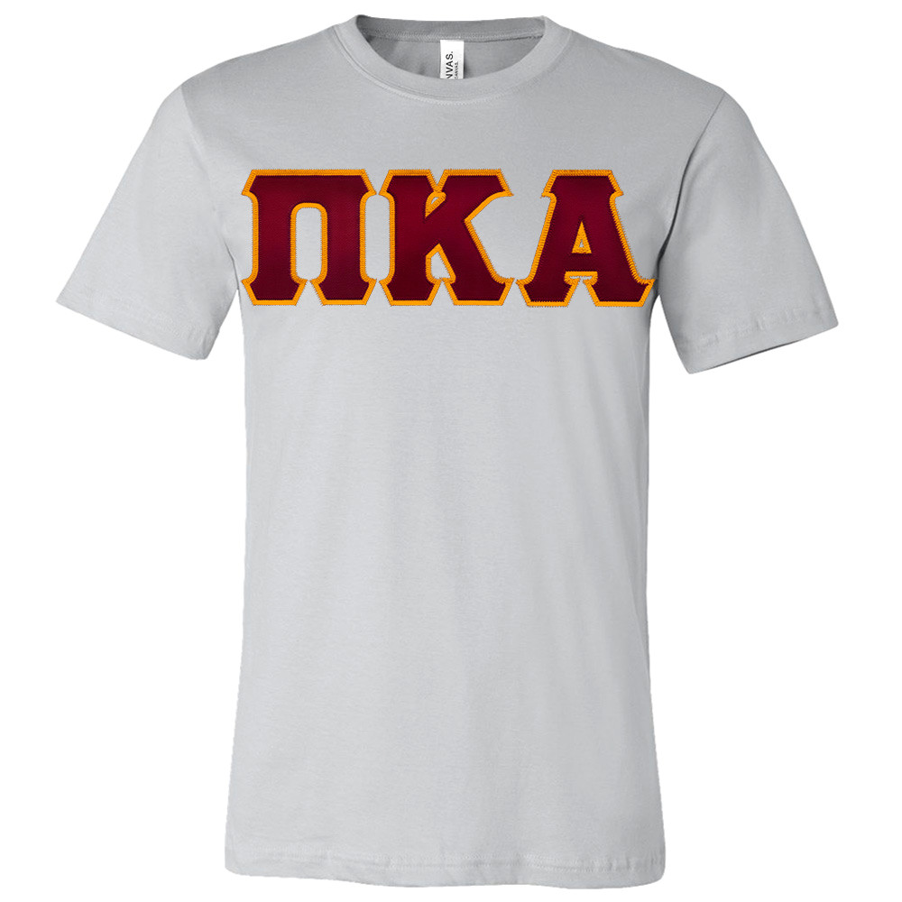 Fraternity & Sorority Lettered Canvas Jersey T-Shirt