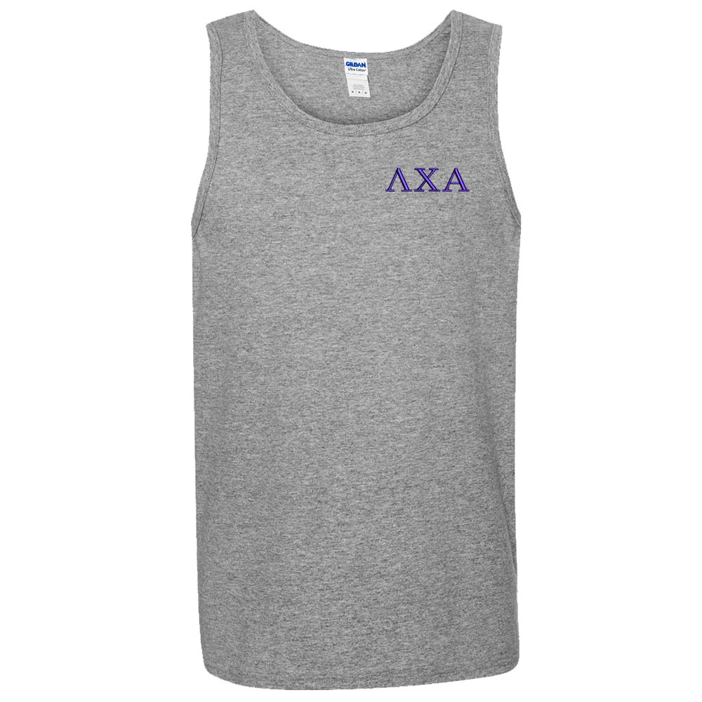 Fraternity Embroidered Gildan Tank Top