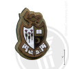 Gamma Phi Beta Large Raised Wooden Crest