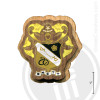 Sigma Nu Large Raised Wooden Crest