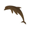Wooden Dolphin Symbol