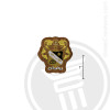Sigma Nu Small Raised Wooden Crest