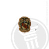 Theta Chi Small Raised Wooden Crest