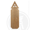Triangle 21 Inch Blank Greek Letter Paddle