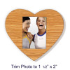 Peel-n-Stick Heart Picture Frame Decoration for Blank Paddles