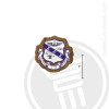 Sigma Sigma Sigma Small Raised Wooden Crest