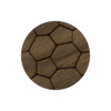 Wooden Soccer Ball Symbol