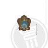 Kappa Kappa Gamma Small Raised Wooden Crest