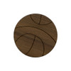 Wooden Basketball Symbol