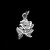 Sterling Silver Rose Symbol