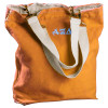Authentic Pigment Direct-Dyed Raw-Edge Tote with Embroidery