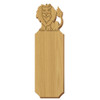 Blank Lion Symbol Oak Plaque