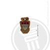 Theta Tau Small Raised Wooden Crest