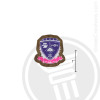Sigma Lambda Gamma Small Raised Wooden Crest