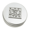 Round Keepsake Tin with Square Plate