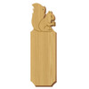 Blank Squirrel Symbol Oak Plaque