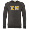 Fraternity & Sorority Lettered Alternative Lightweight Crewneck Sweatshirt