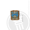 Delta Upsilon Small Raised Wooden Crest