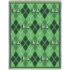 Kappa Delta Plaid Afghan