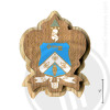 Kappa Kappa Gamma Large Raised Wooden Crest