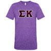 Fraternity & Sorority Lettered American Apparel Vintage Track T
