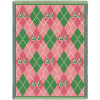 Delta Zeta Plaid Afghan