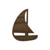 Wooden Sailboat Symbol
