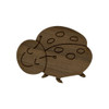 Wooden Lady Bug Symbol