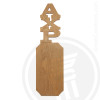 Alpha Chi Rho 21 Inch Blank Greek Letter Paddle