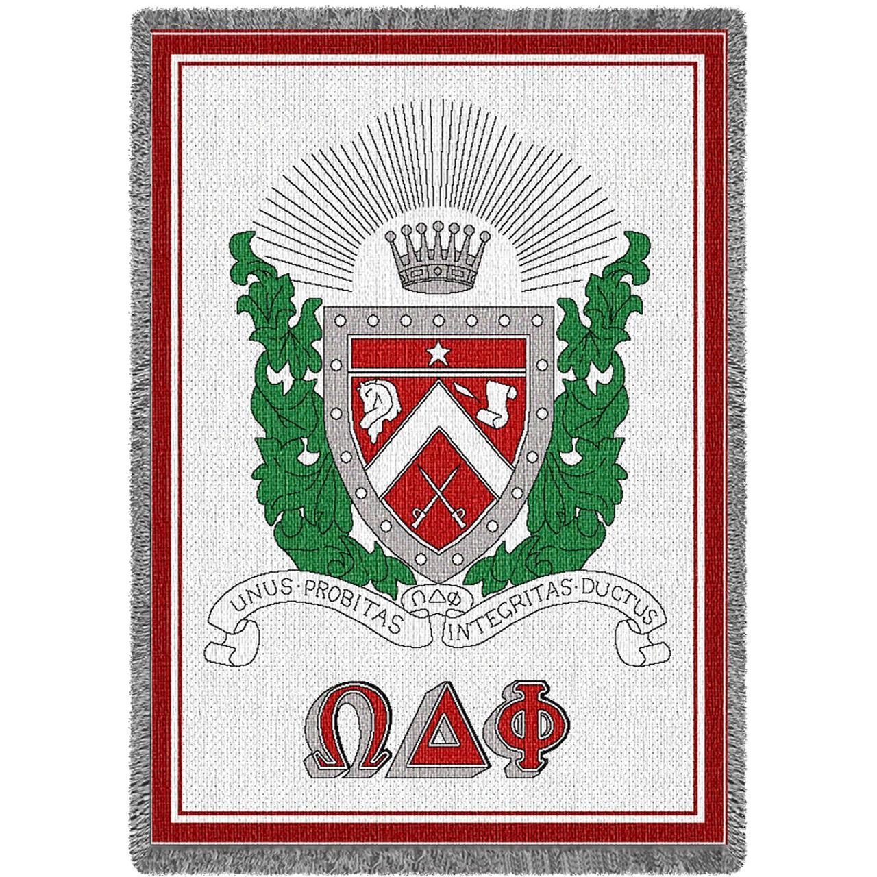 専用ページ99999 Omega Delta Phi Afghan Blanket by Greek Creations