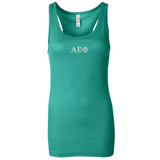 Sorority Embroidered Bella Racer Back Tank