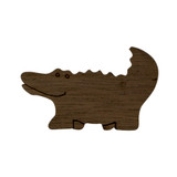 Wooden Alligator Symbol