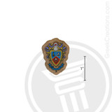 Delta Sigma Pi Small Raised Wooden Crest