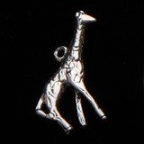 Sterling Silver Giraffe Mascot Symbol Charm
