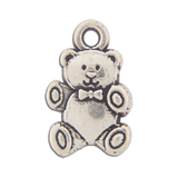 Sterling Silver Teddy Bear Symbol