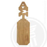 Alpha Sigma Tau 21 Inch Blank Greek Letter Paddle